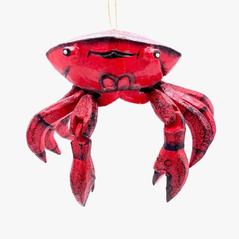 Monkey Business Crab Puppet Ornament